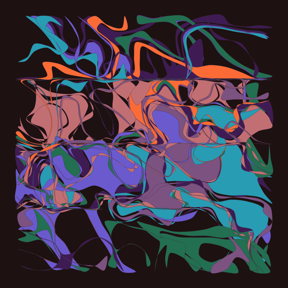 Geometric colorful shapes 3 #106 static NFT preview