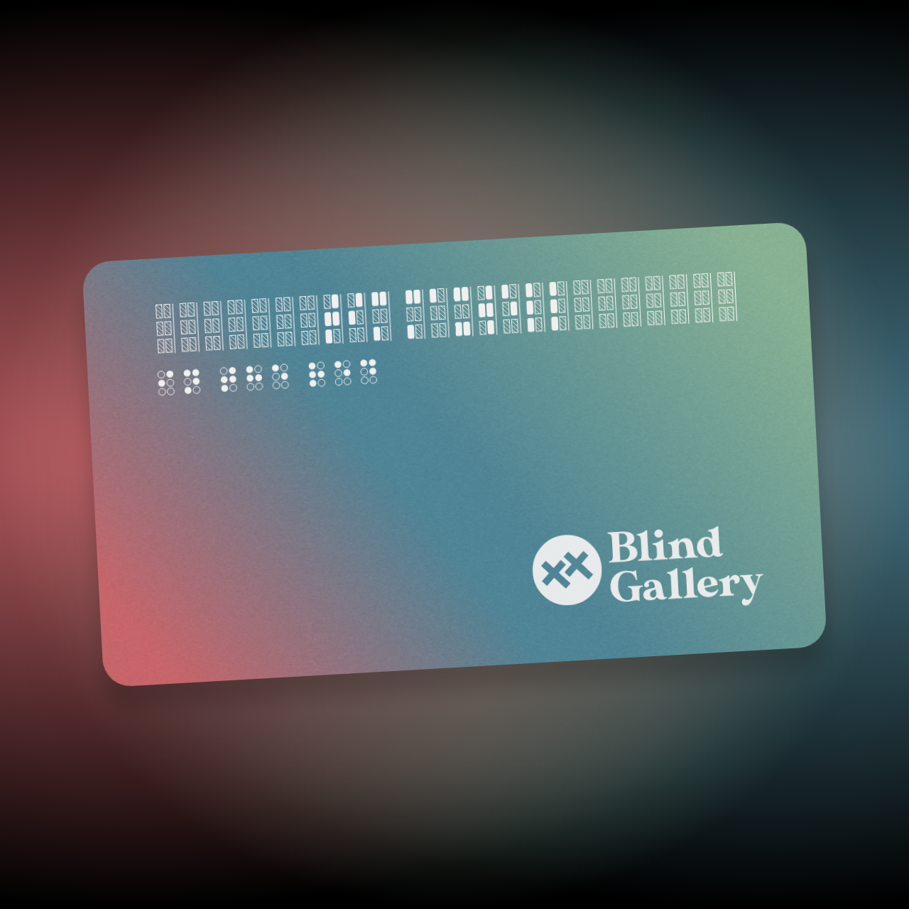 Blind Gallery Club Membership #141 static token preview