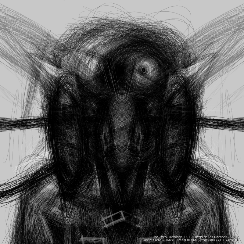 One Tezo Drawings_65+ #20 static token preview