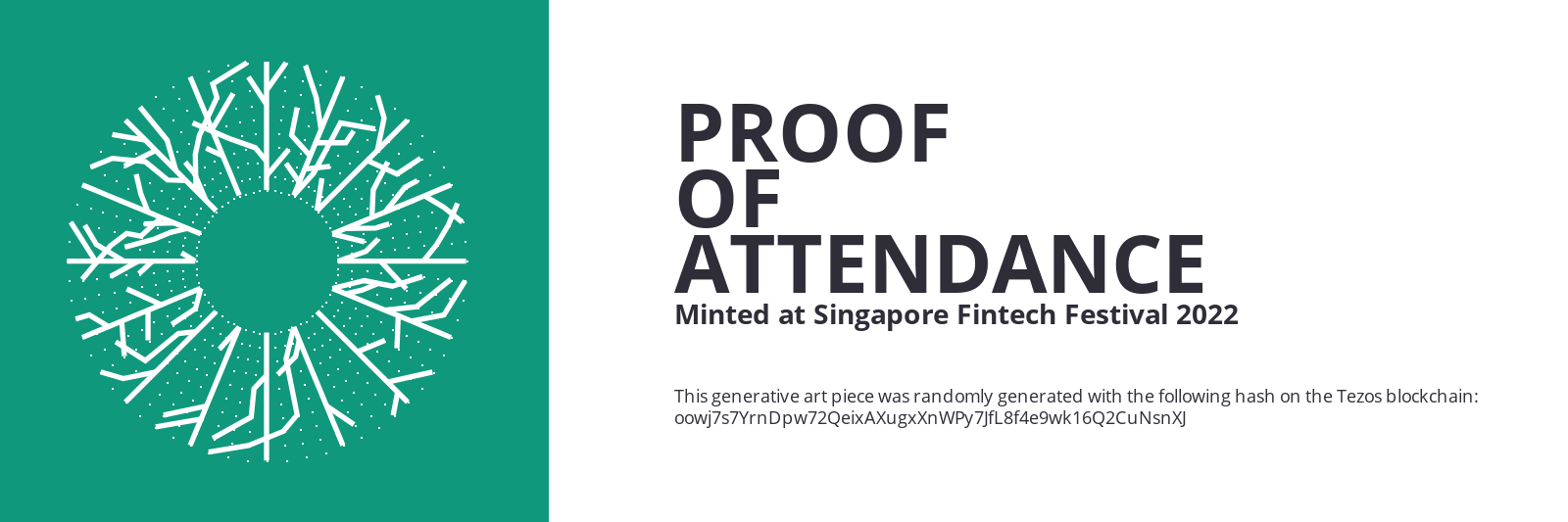 SFF2022 Proof of Attendance Token #727 static token preview