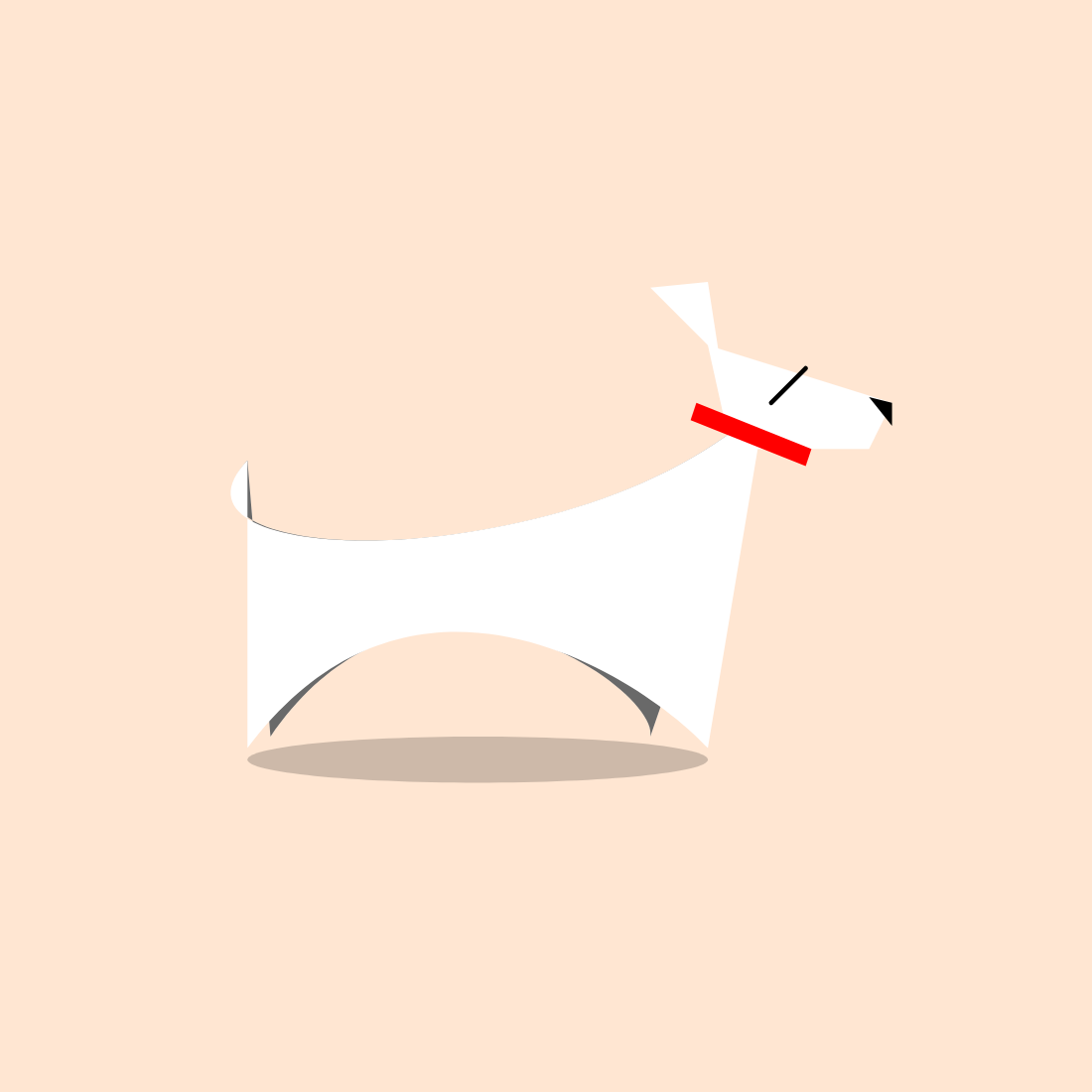 My lovely dog #437 static token preview