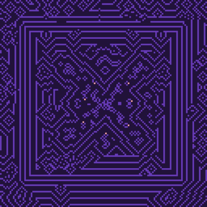Tegodego Flow Maps Generator #106 static NFT preview