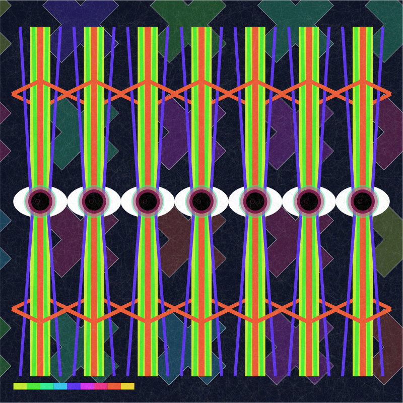 Polychromatic Noir #67 static NFT preview