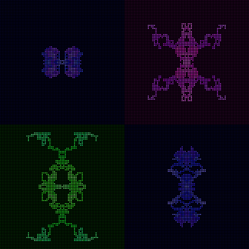 Dither Creatures 2x2 #60 static NFT preview