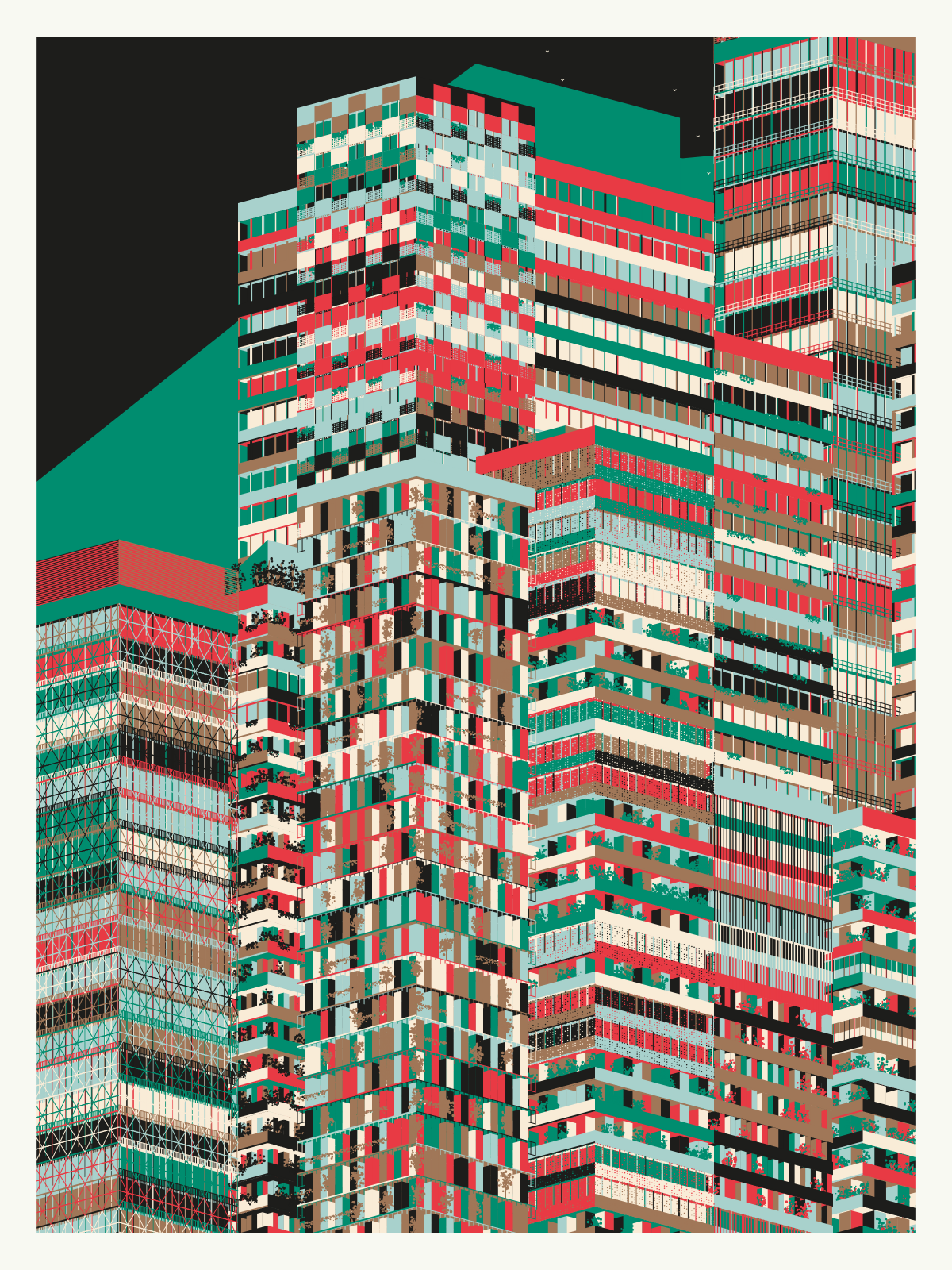 Perpendicular Inhabitation #137 static NFT preview