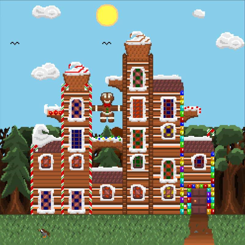 2D Mansion Candy House #15 static token preview