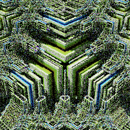 Colorful cubic sponge forms #43 static token preview