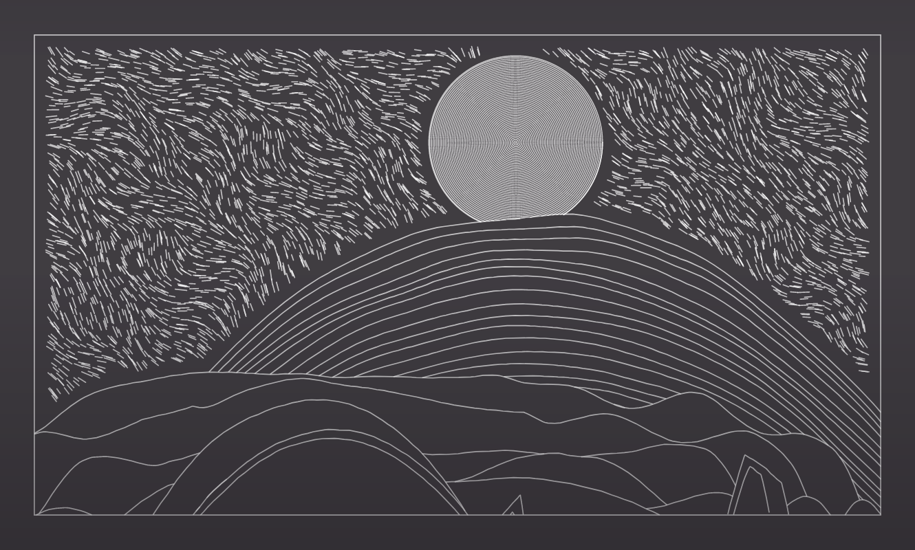 Metal Mountains #97 static NFT preview