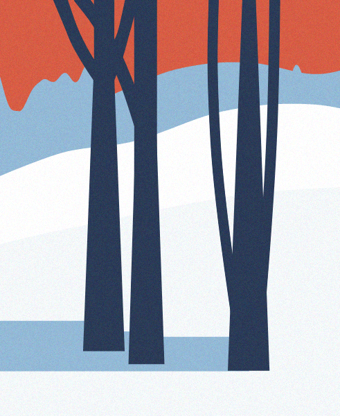 Minimal Snow Landscape #24 static token preview