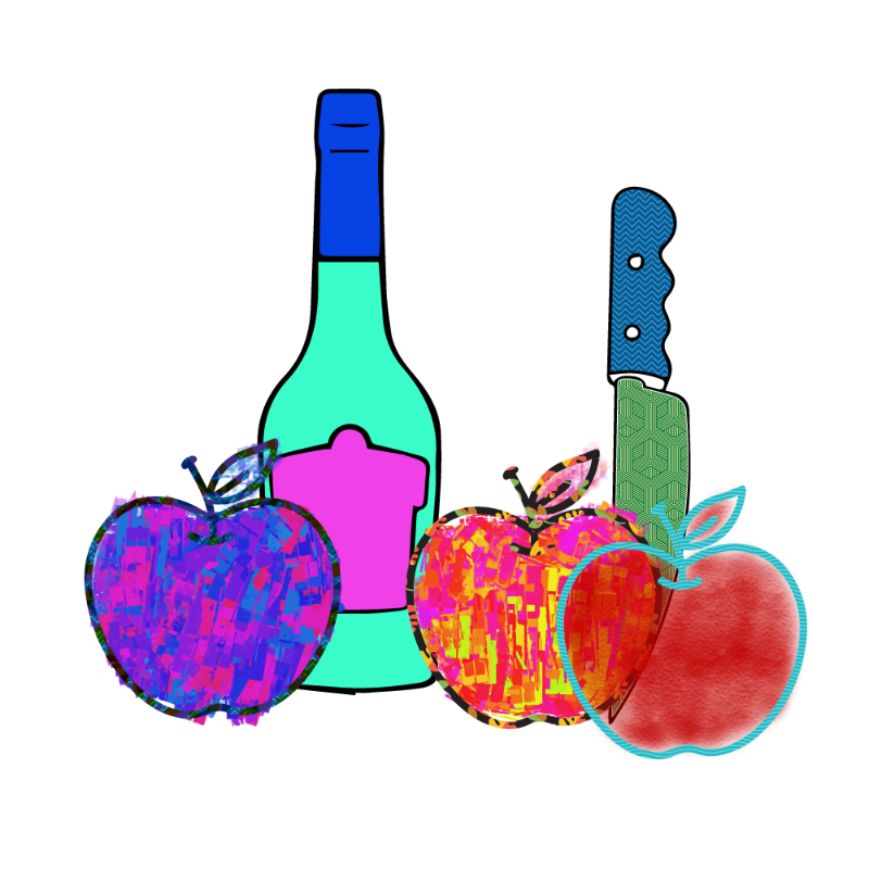 bottle and apples #146 static token preview