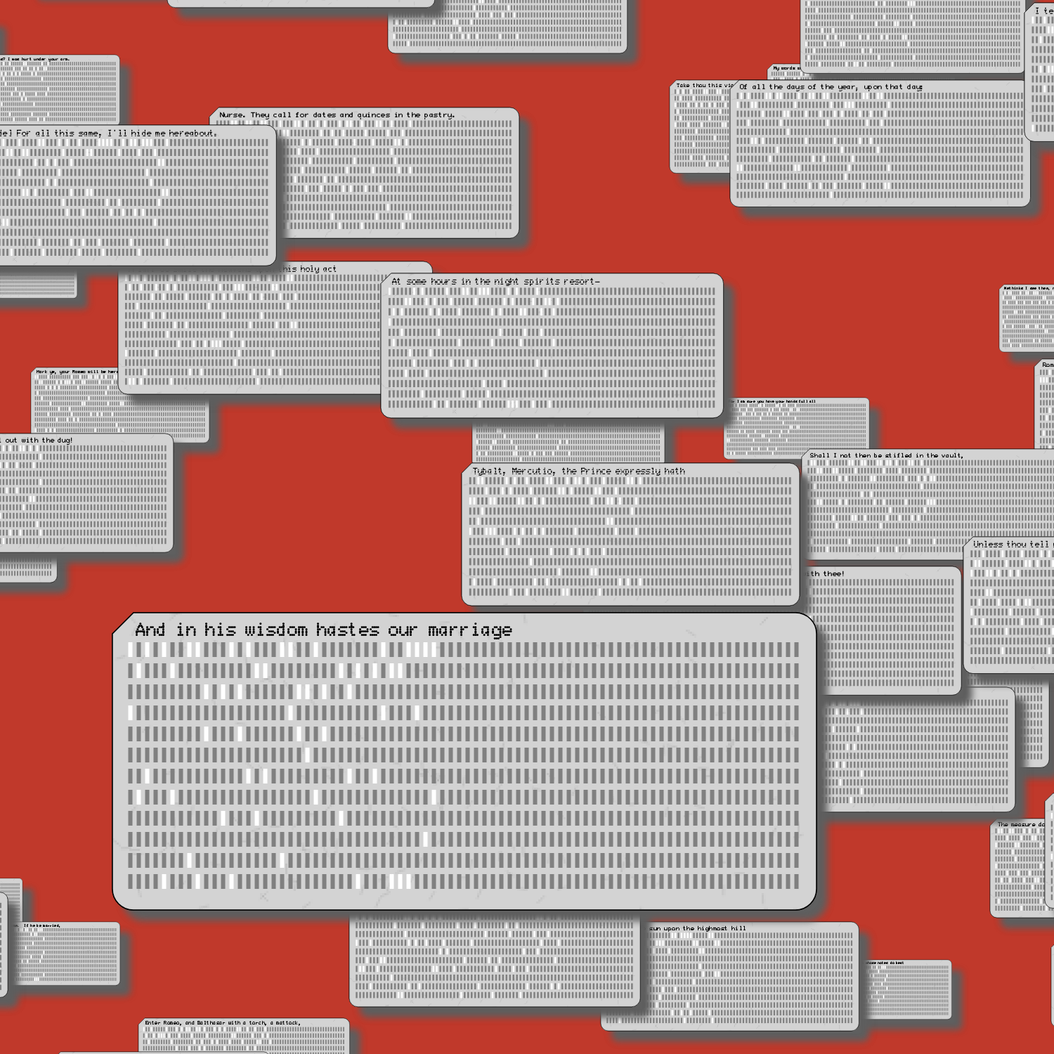 Romeo and Juliet on Punched Cards (Free) #113 static token preview