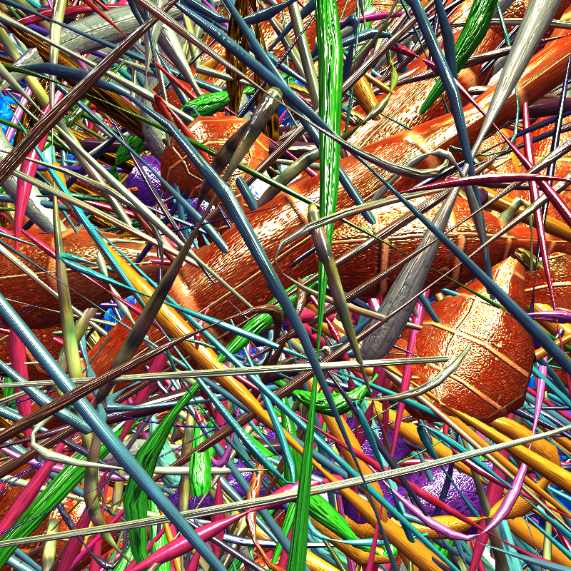 Prismatic Thickets #717 static NFT preview