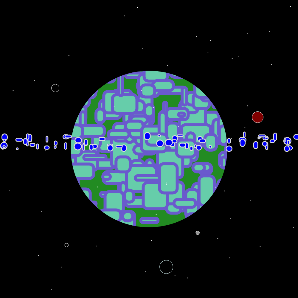 Billions of billions light years #48 static NFT preview