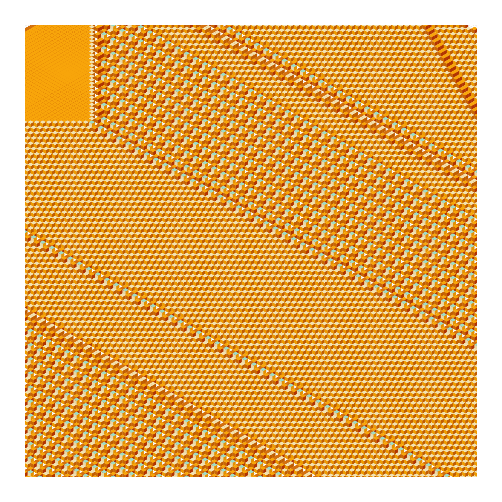 #0012 - Cellular Isometri-city #90 static NFT preview