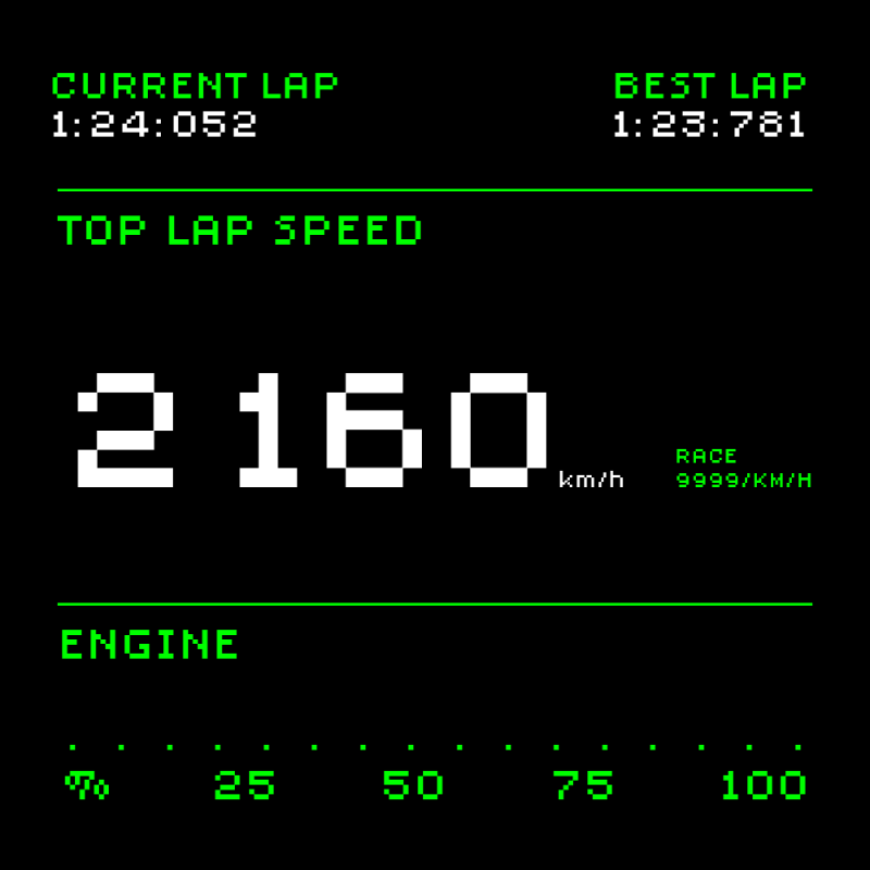 F-1RacingTez #133 static token preview