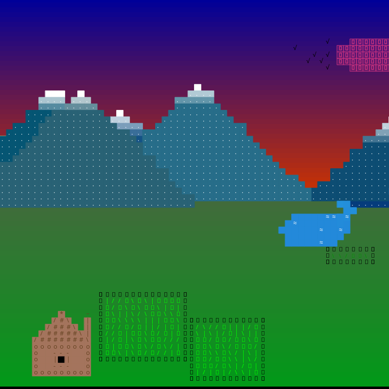 Ascii Timescapes #63 static token preview