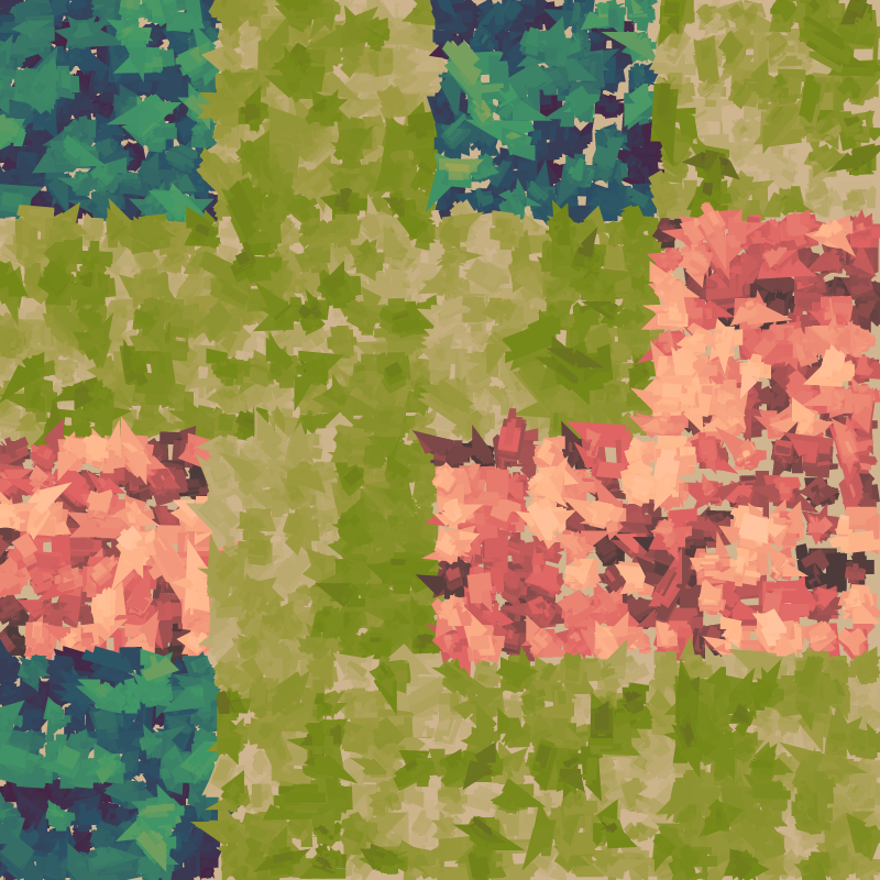 Watercolor Grid #8 static NFT preview