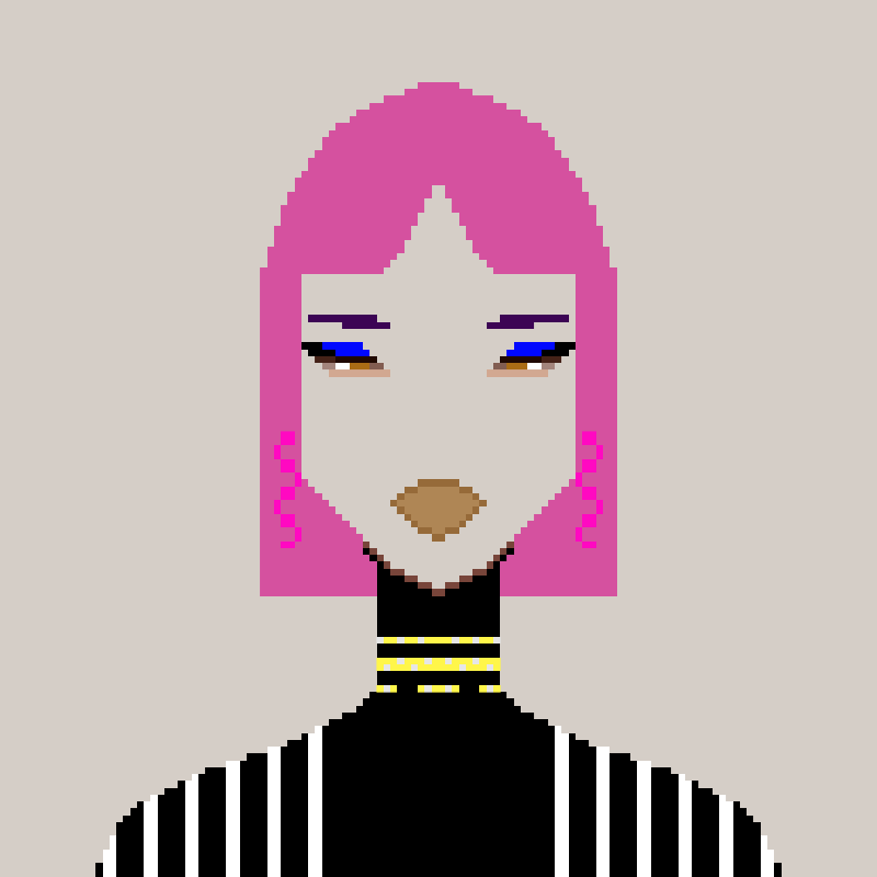 fxLady #227 static NFT preview