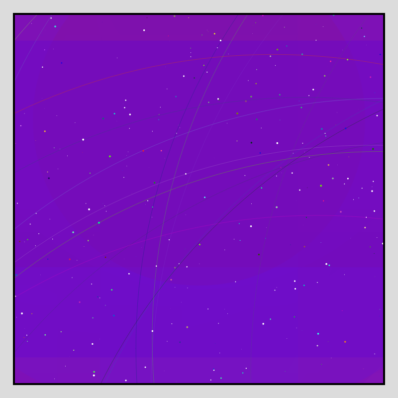 Color Field Starry B #215 static token preview