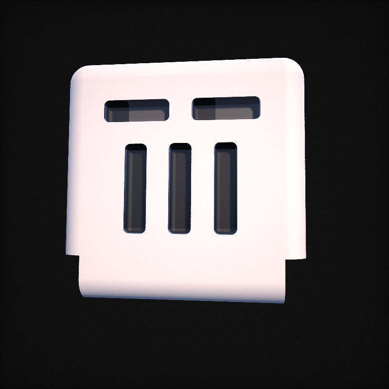 3D-SMOLSKULL #413 static token preview