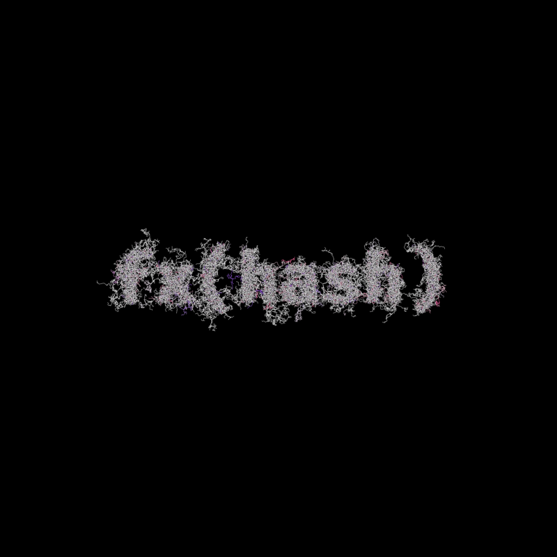 FXHASH Logo with Features #49 static token preview