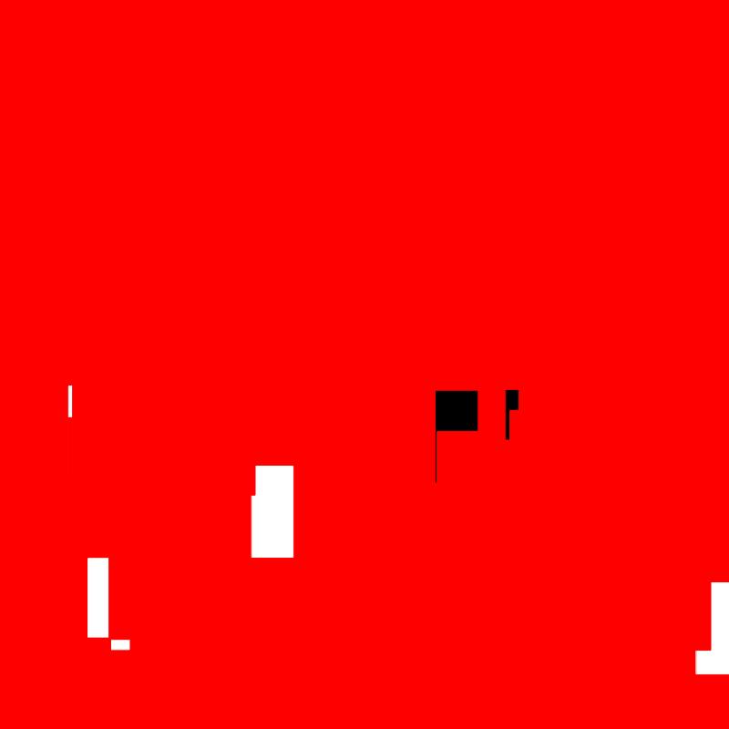 White & Black & Red All Over #38 static token preview