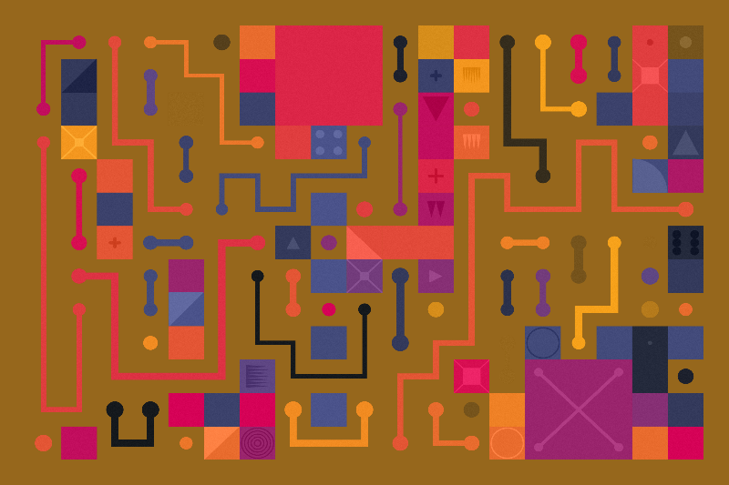 Scattered Pathways #392 static NFT preview