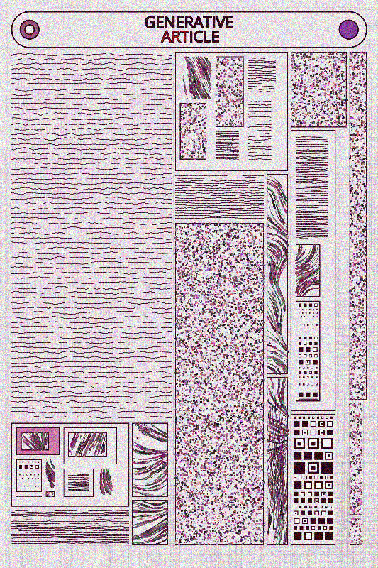 Generative ARTicle #195 static token preview