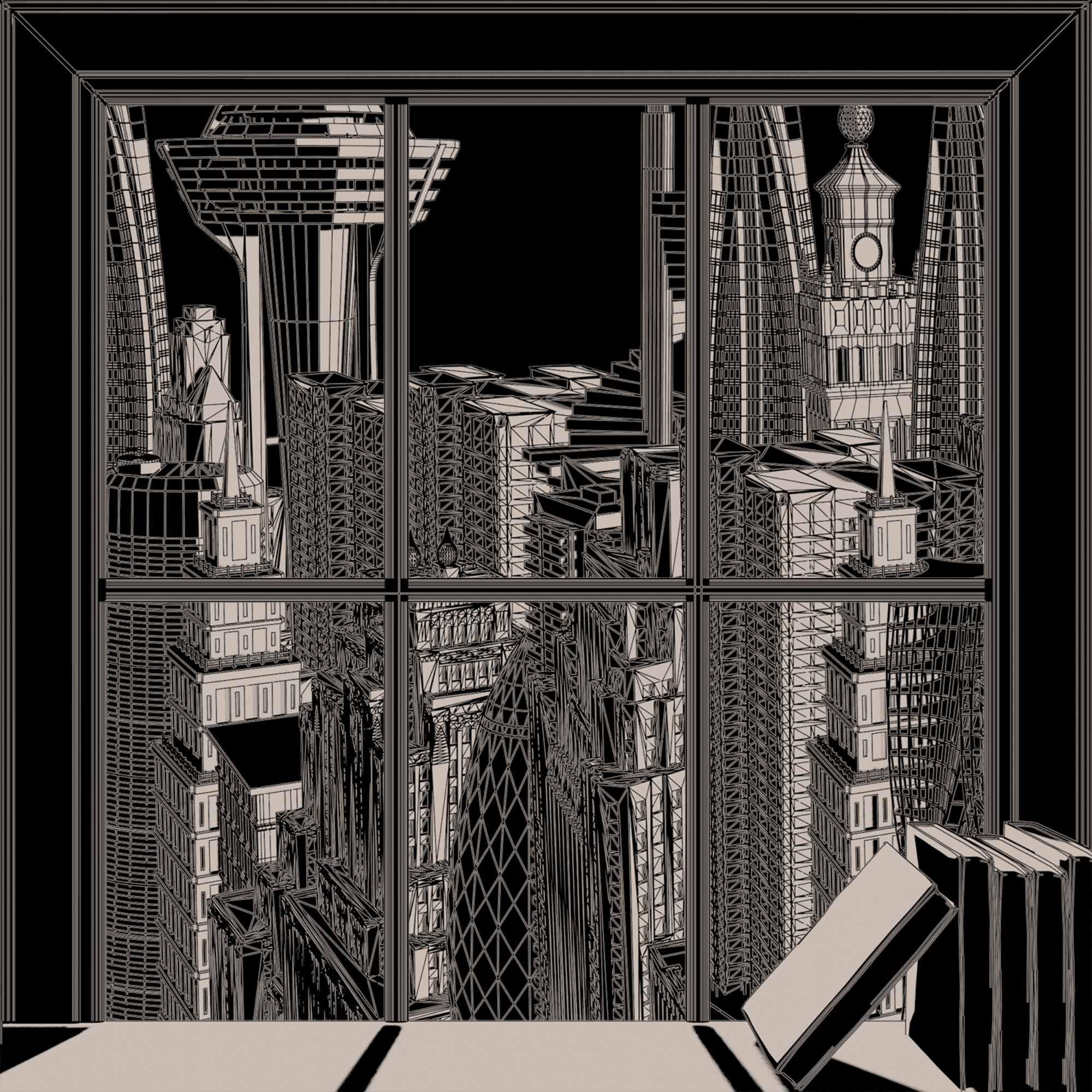 City View #466 static NFT preview