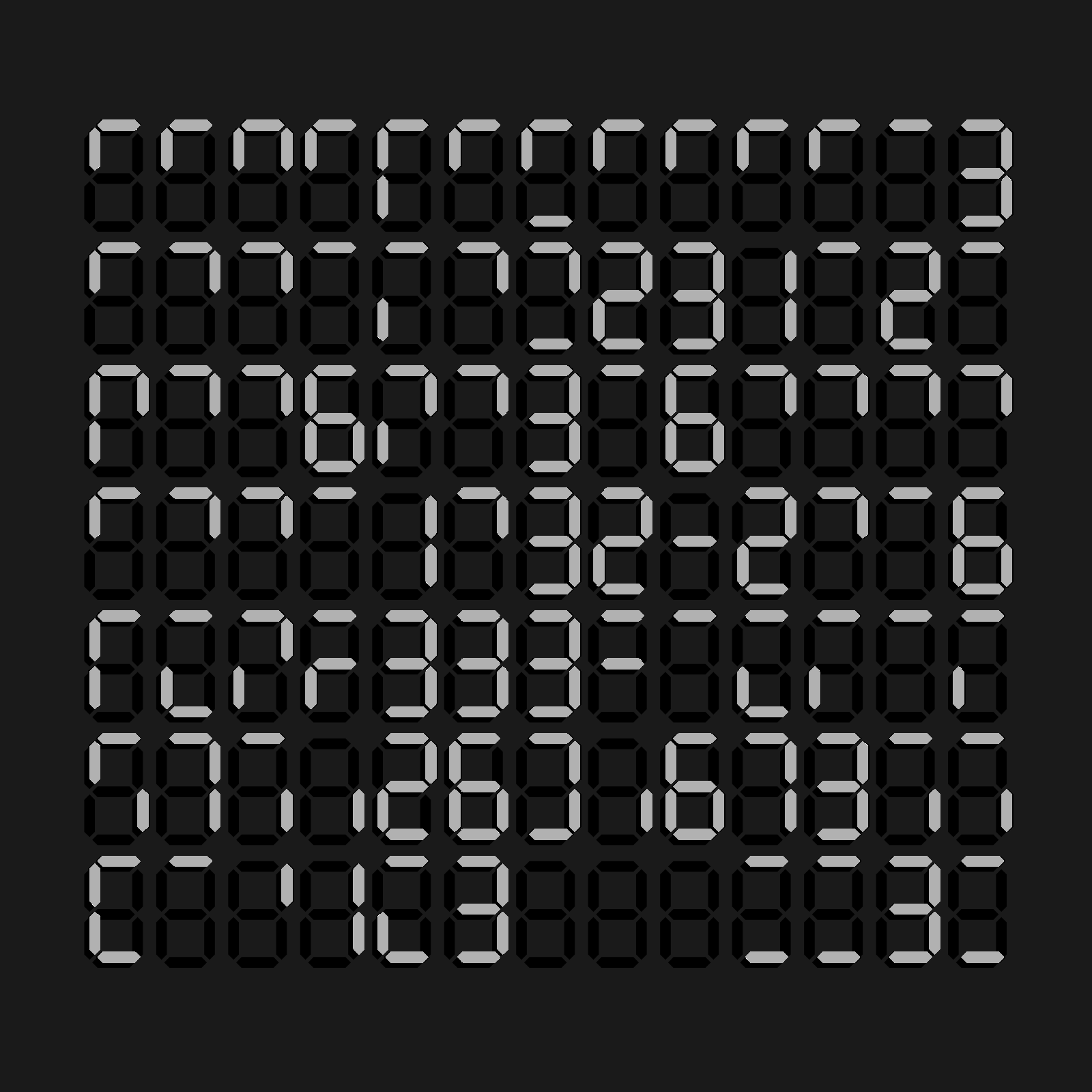Digits #145 static NFT preview