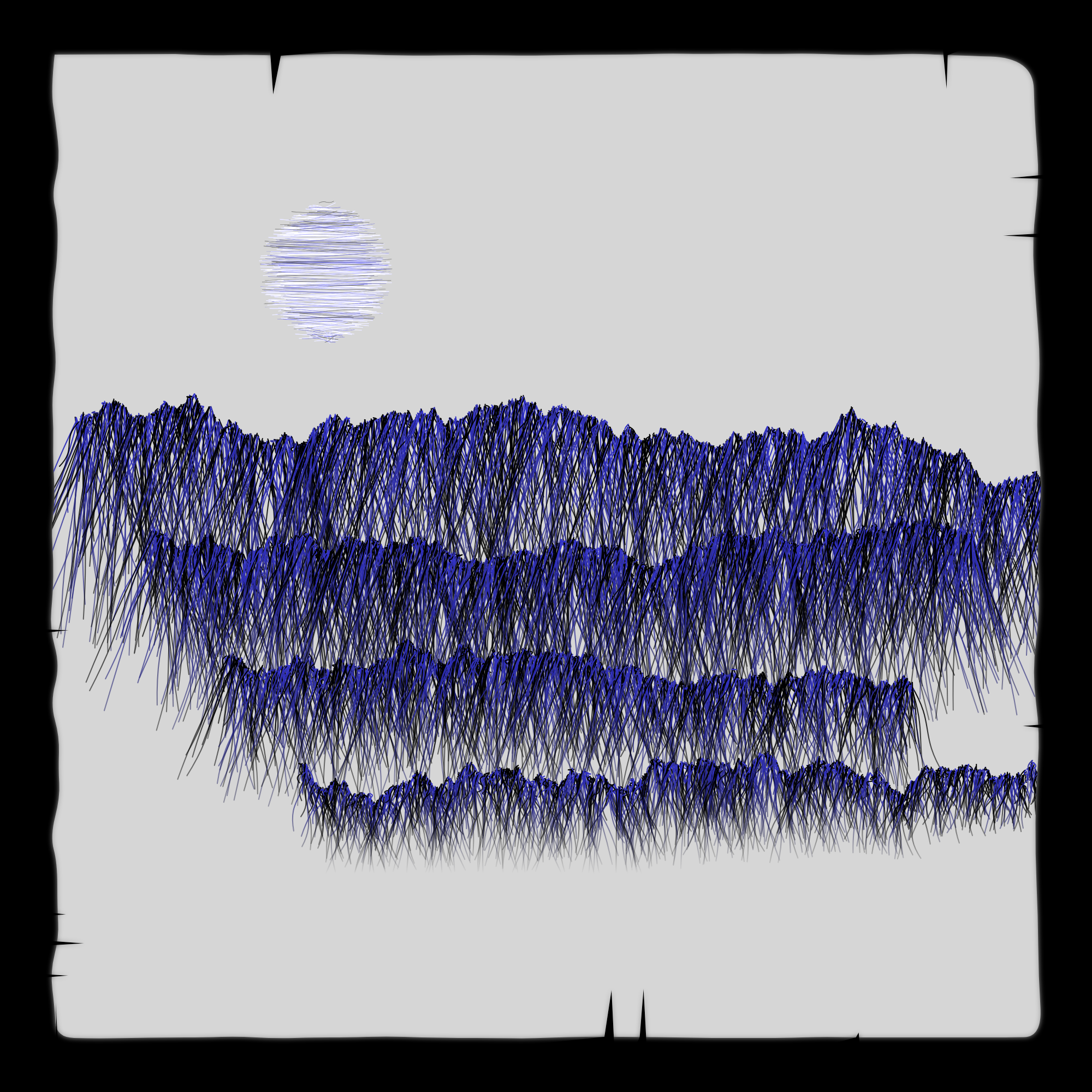 Misty Mountains #18 static NFT preview