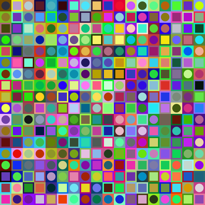 Square Dot Composition #39 static token preview
