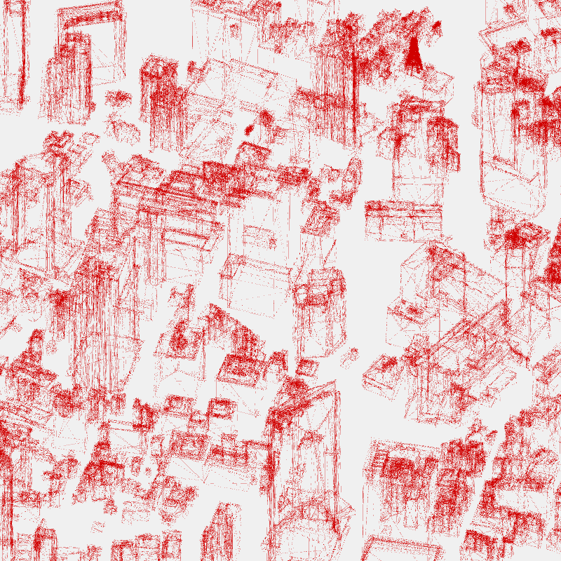 Algorithmic Drawing: Minato City Tokyo #86 static token preview