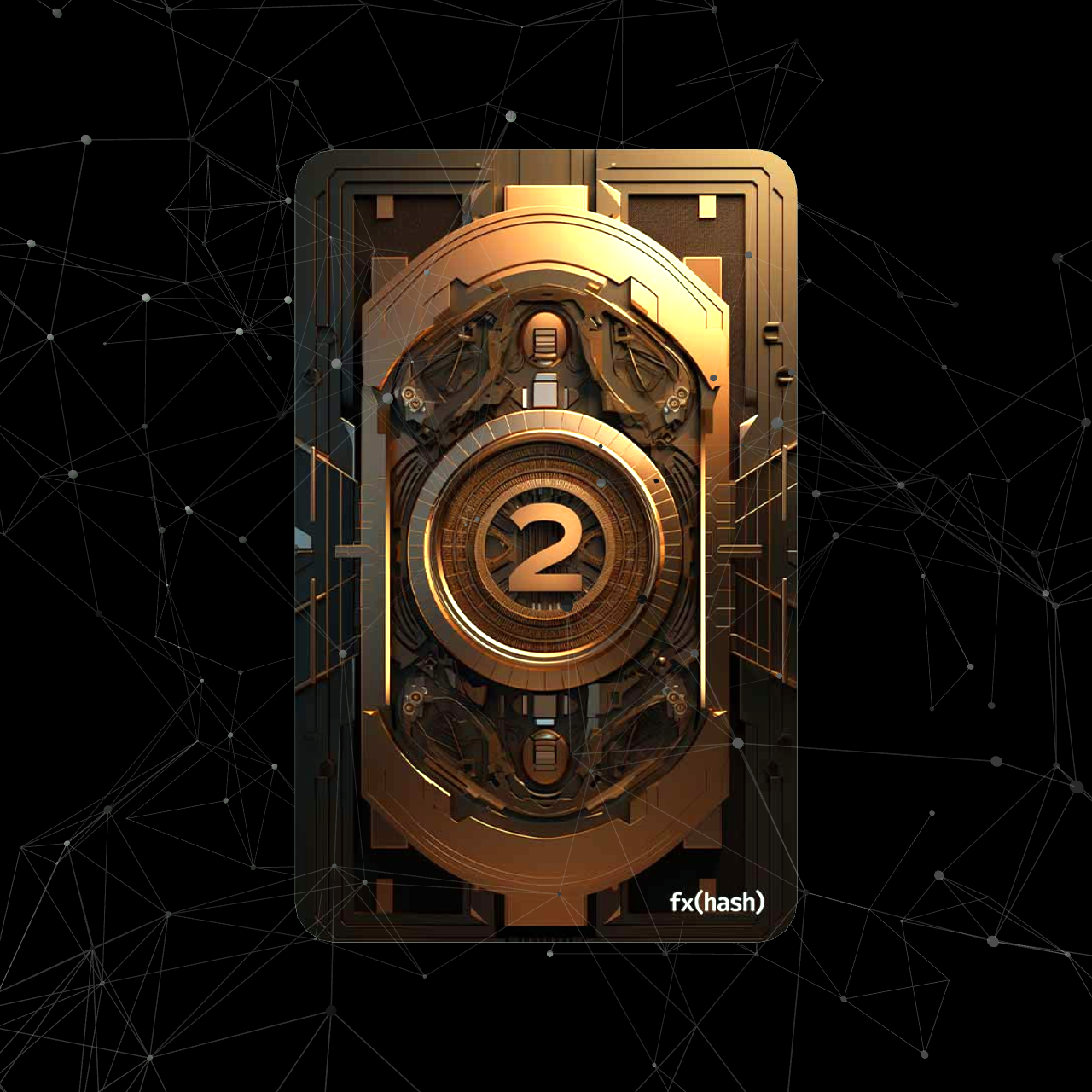 FXHash 2.0 Card #43 static NFT preview