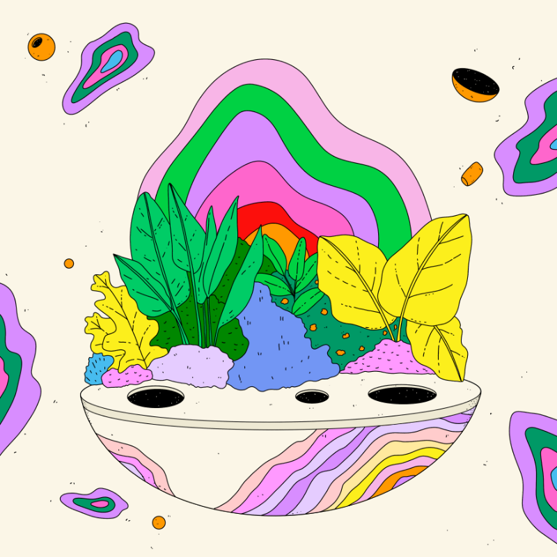 🌈🌴🪐 #35 static NFT preview