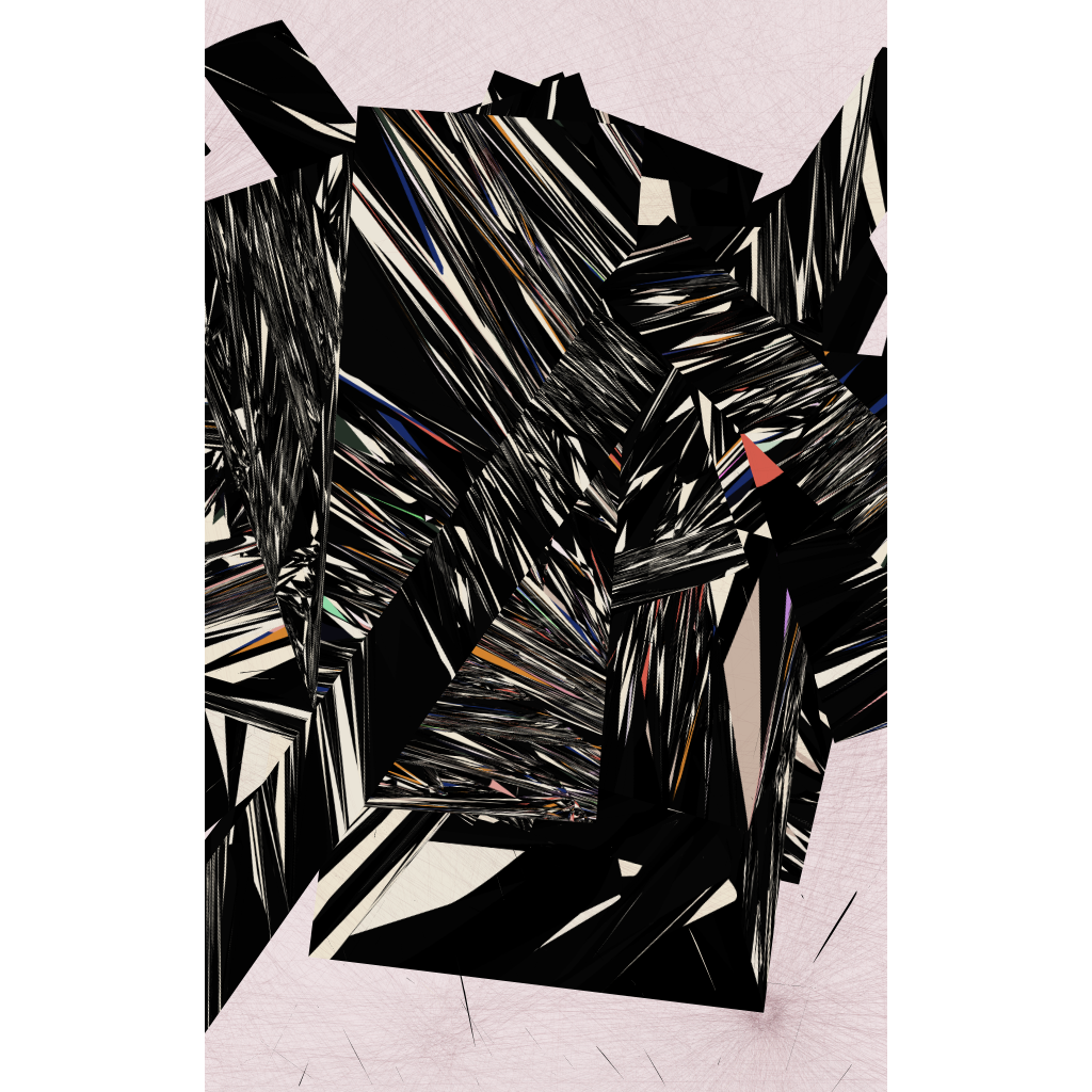 Broken Abstractions in Black #228 static NFT preview