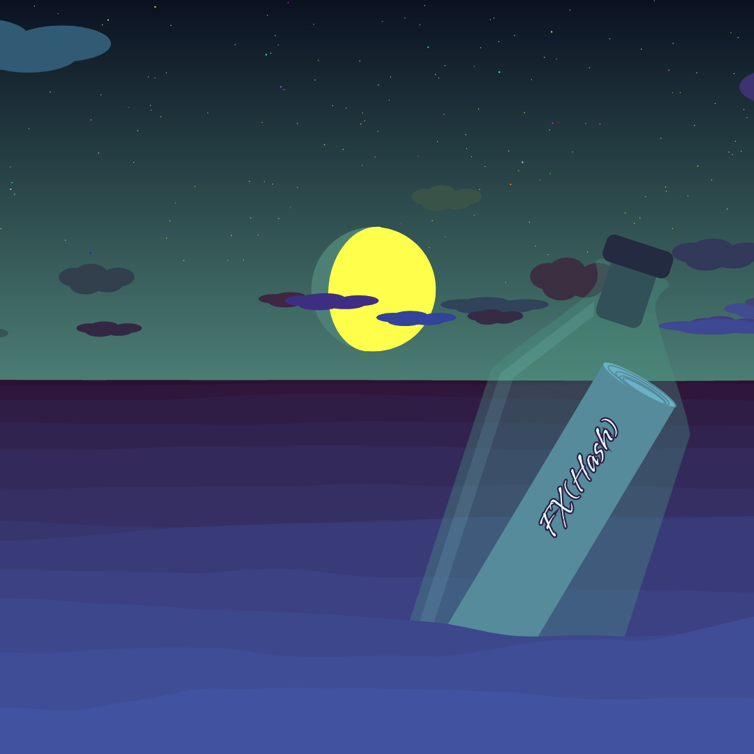 message in the bottle #3 static token preview