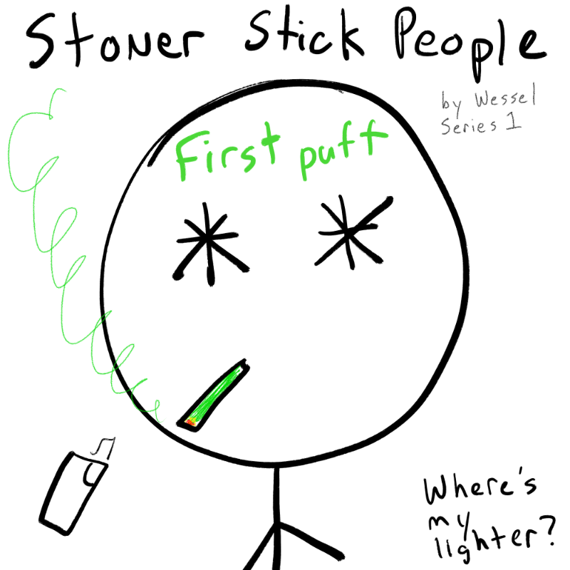 Stoner Stick People #181 static token preview