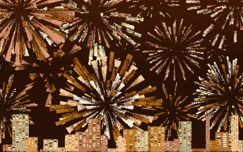 Fireworks #76 static NFT preview