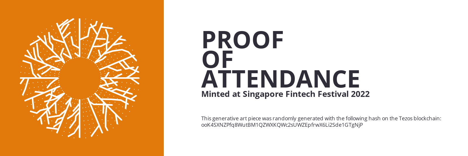 SFF2022 Proof of Attendance Token #1082 static token preview