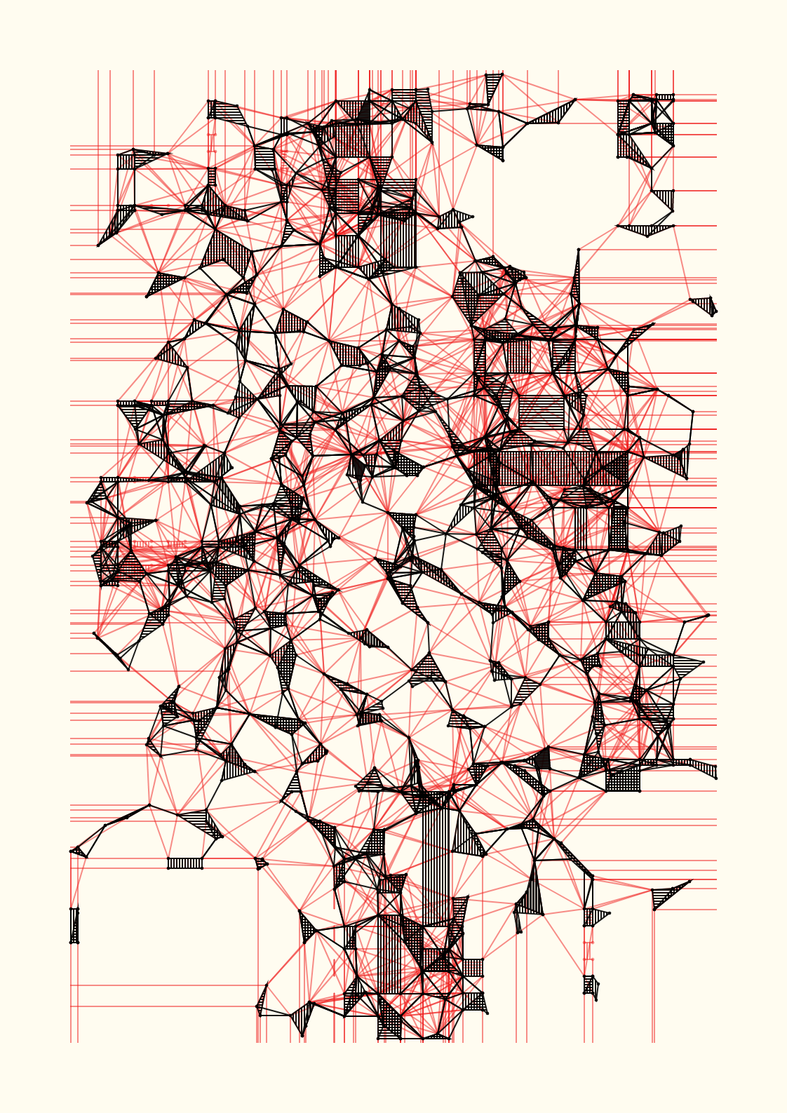Suspended polygons #37 static NFT preview
