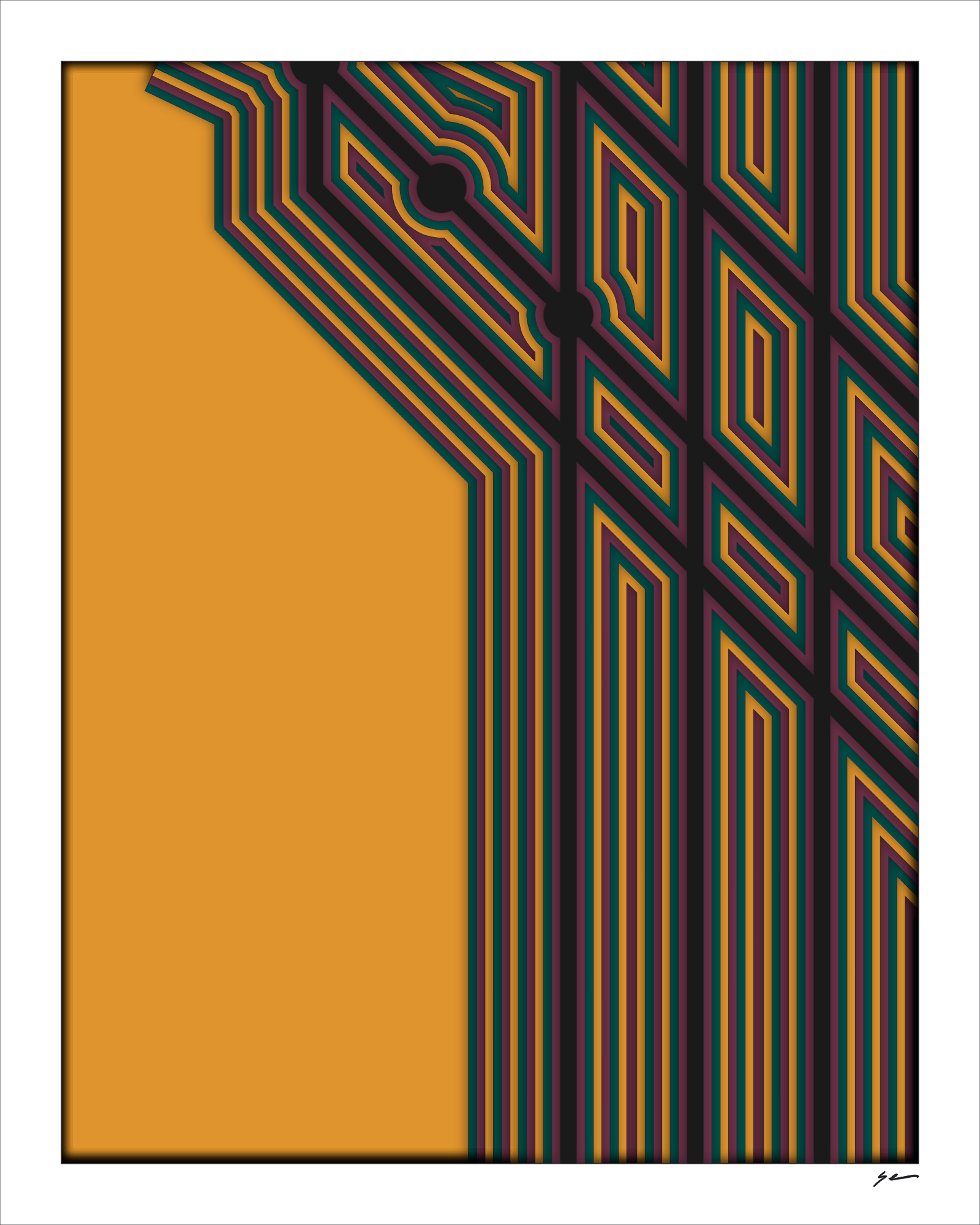 Lanes of Travel #35 static NFT preview