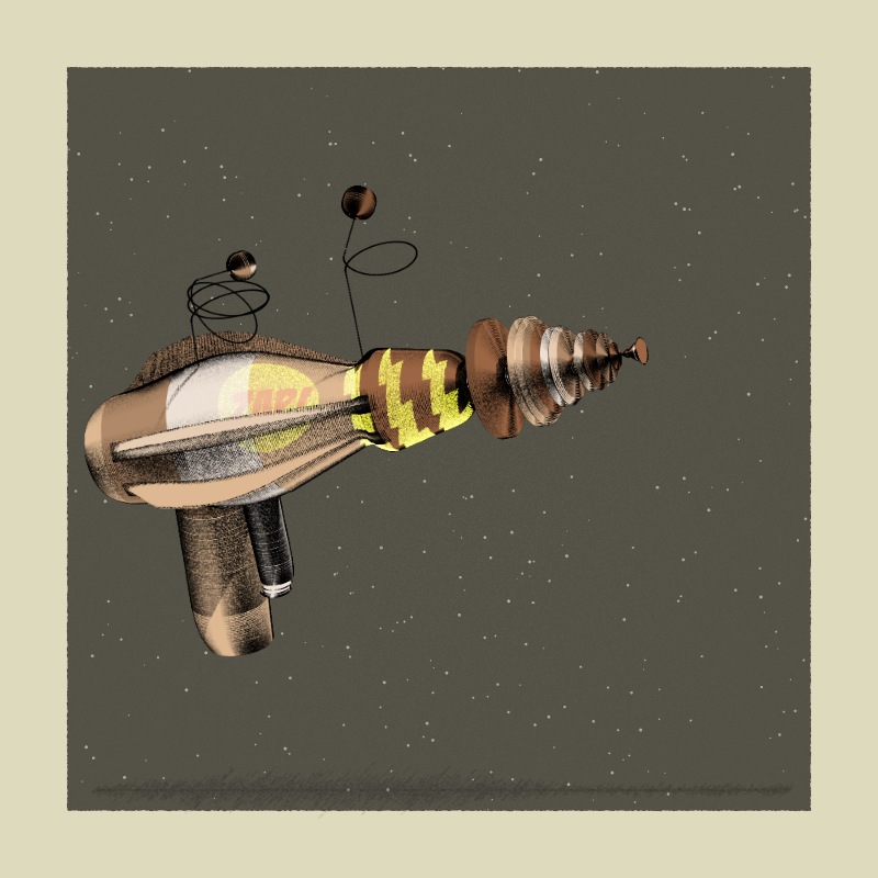 Galactic Pistol #128 static NFT preview