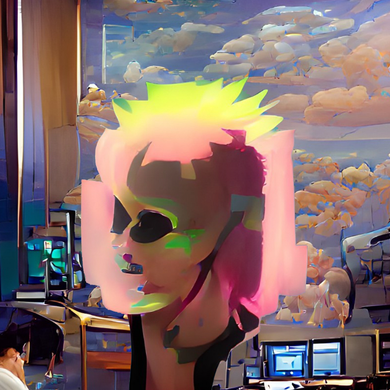 Female hack squad #63 static token preview