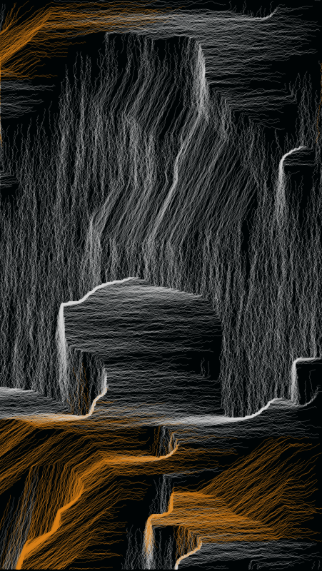 Algoscapes | Rock-face #795 static token preview