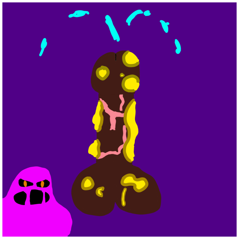 Decayed Dickgenerative Art #71 static token preview