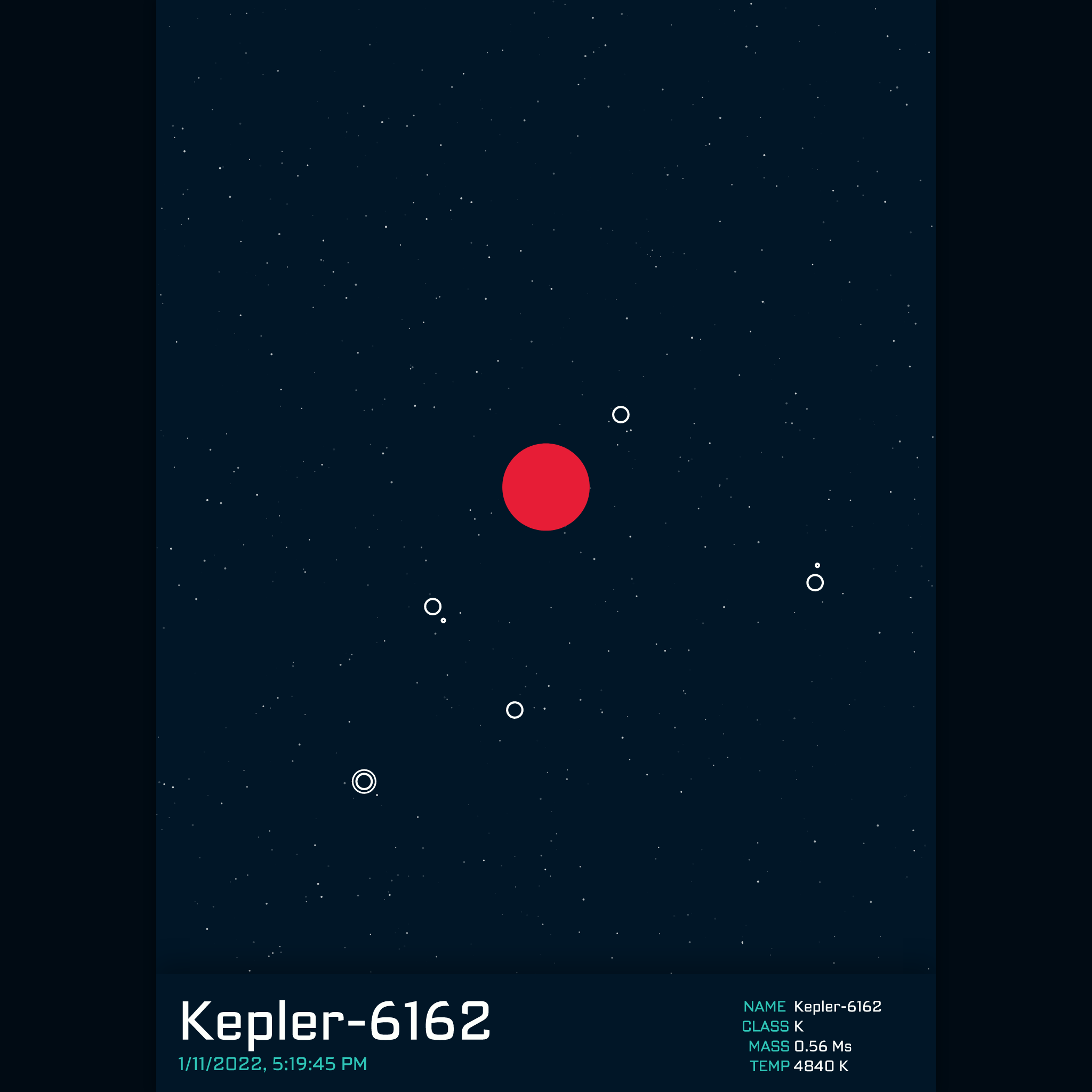 PLANETARY SYSTEM #59 static NFT preview