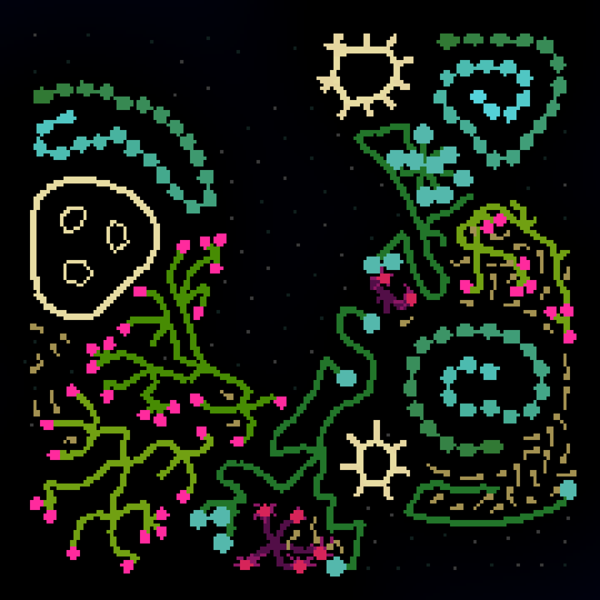 spaceplant #272 static NFT preview