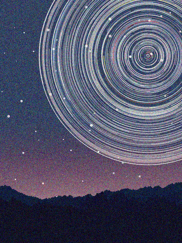Starry Trail #67 static NFT preview