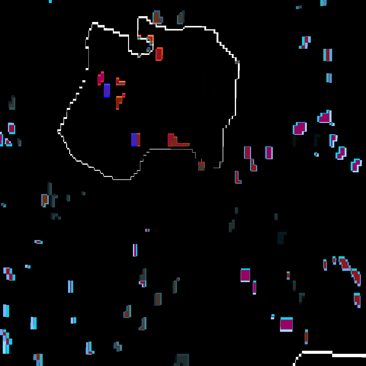 Pixel Topography #51 static token preview